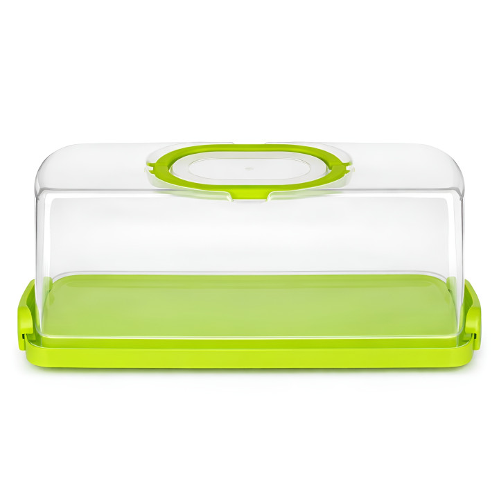 Pojemnik na ciasto QZ2022 zielony 36x16x13,3 cm WELLHAUS