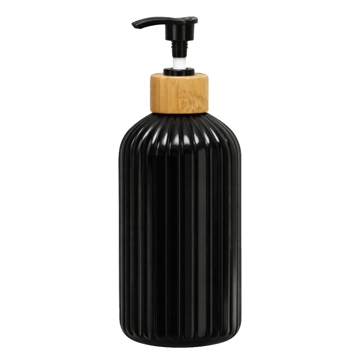 Butelka na mydło/szampon 500 ml czarna WELLHAUS