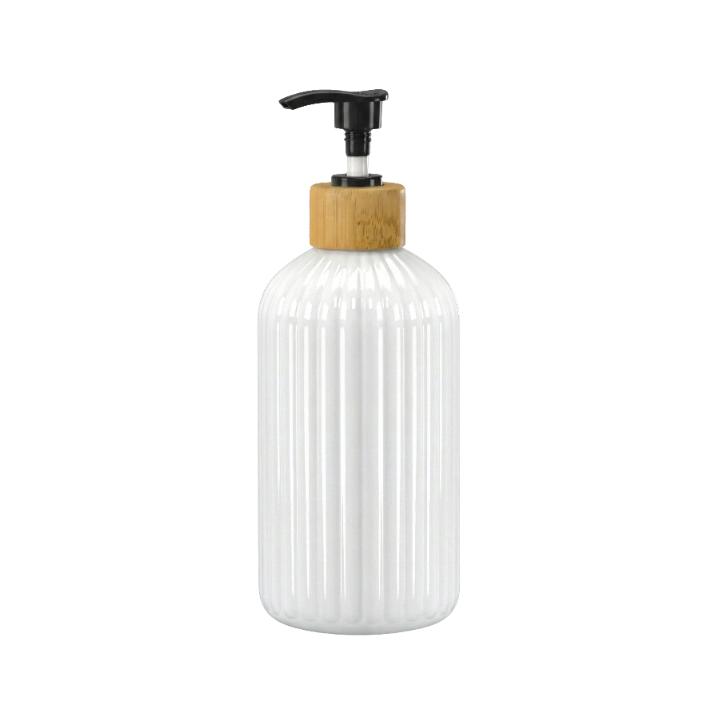 Butelka na mydło/szampon 500ml biała błyszcząca WELLHAUS