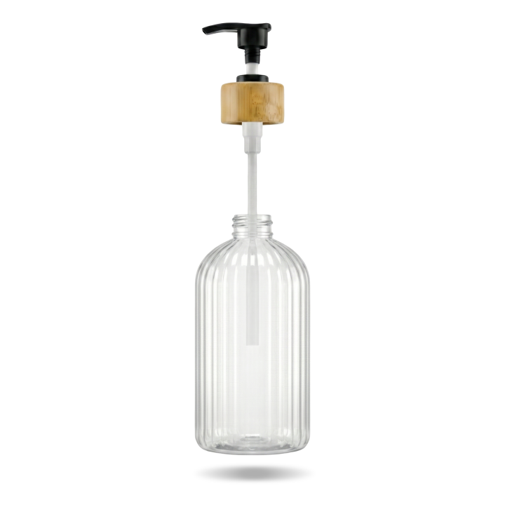 Butelka na mydło/szampon 500ml przeźroczysta WELLHAUS