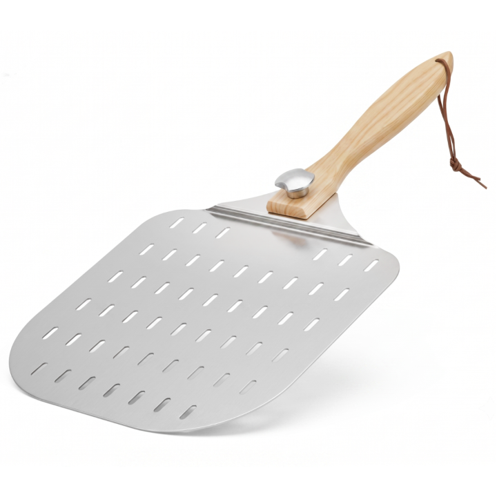 Perforowana łopatka do pizzy aluminiowa z otworami (Typ D) WELLHAUS