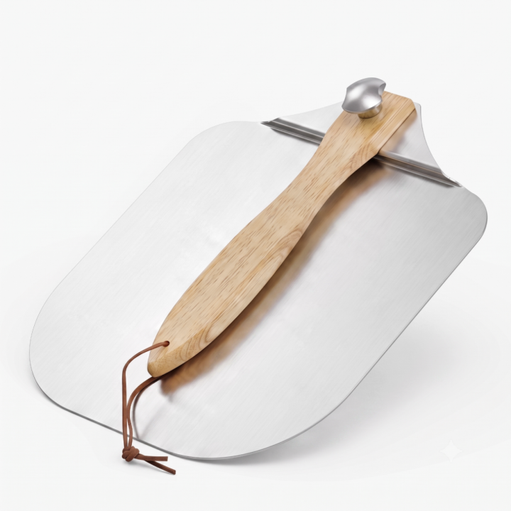 Łopatka do pizzy aluminiowa gładka (Typ C) WELLHAUS