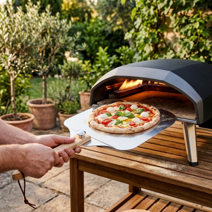 Łopatka do pizzy aluminiowa gładka (Typ C) WELLHAUS