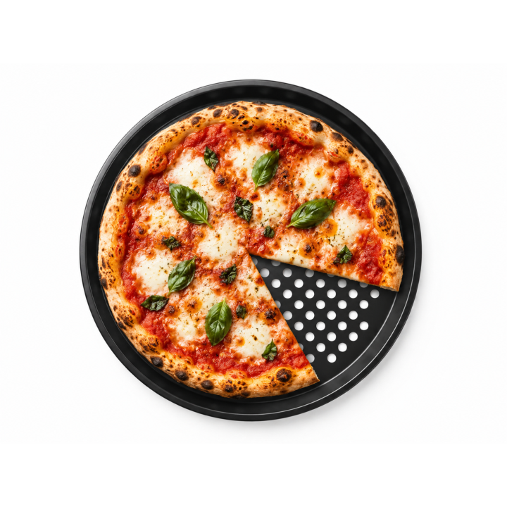 Forma do pieczenia pizzy o średnicy 32 cm z otworami WELLHAUS