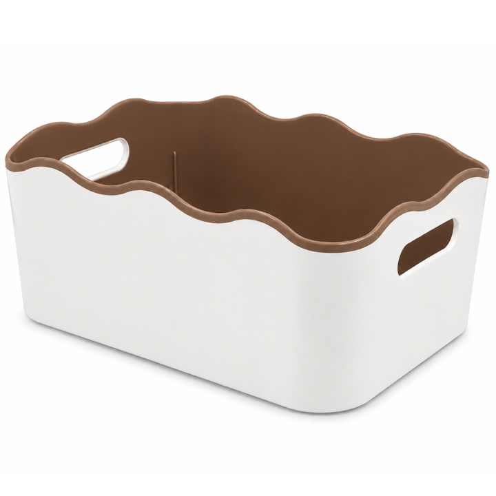 Uniwersalny organizer 19x3,6x8,6cm brązowy WELLHAUS