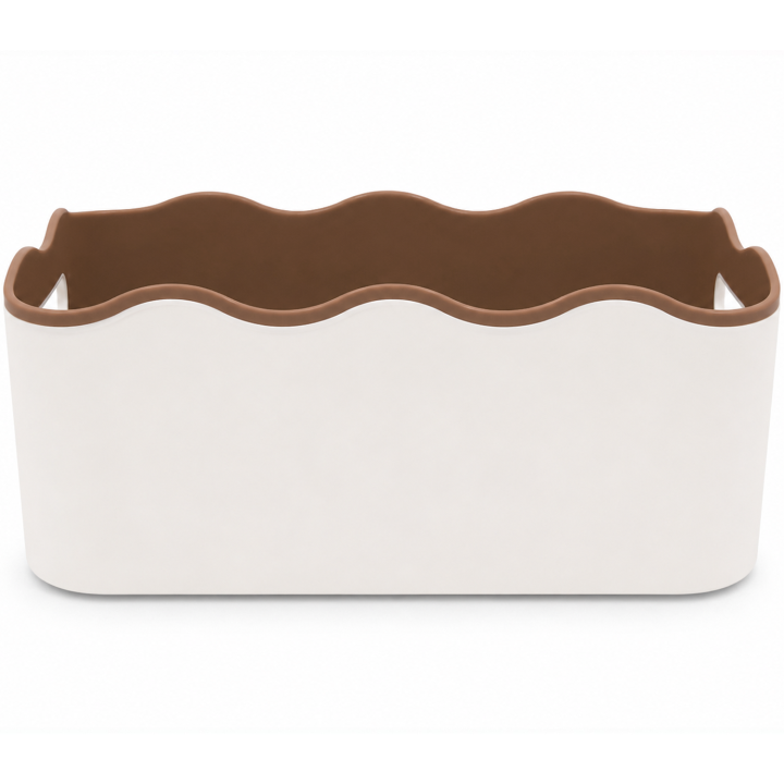 Uniwersalny organizer 19x3,6x8,6cm brązowy WELLHAUS