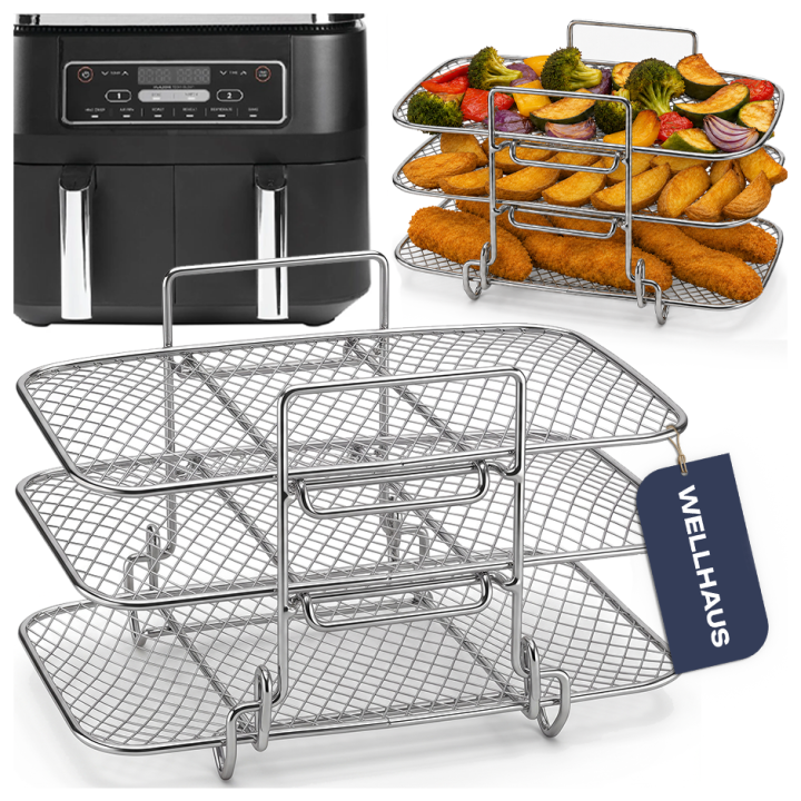 3-poziomowy ruszt do air fryer WELLHAUS