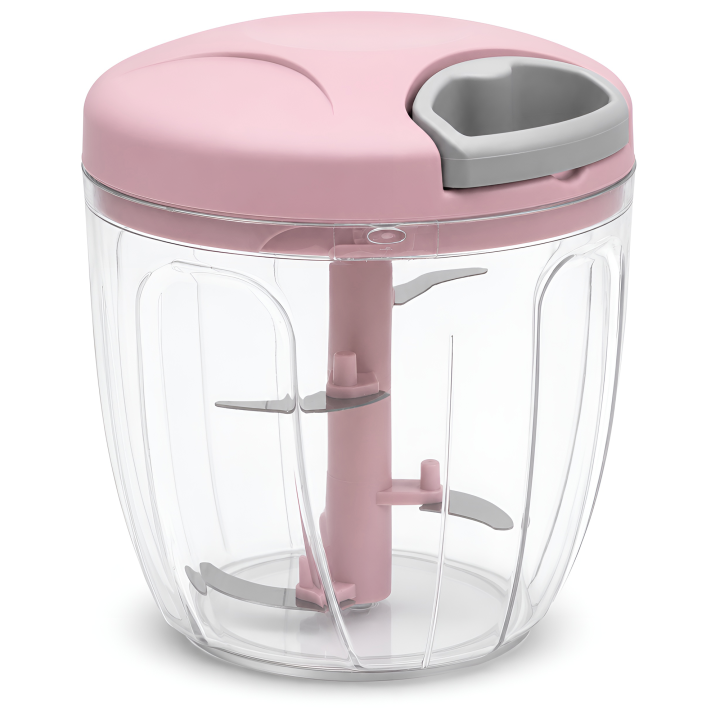 Ręczny rozdrabniacz kuchenny 900ml różowy WELLHAUS