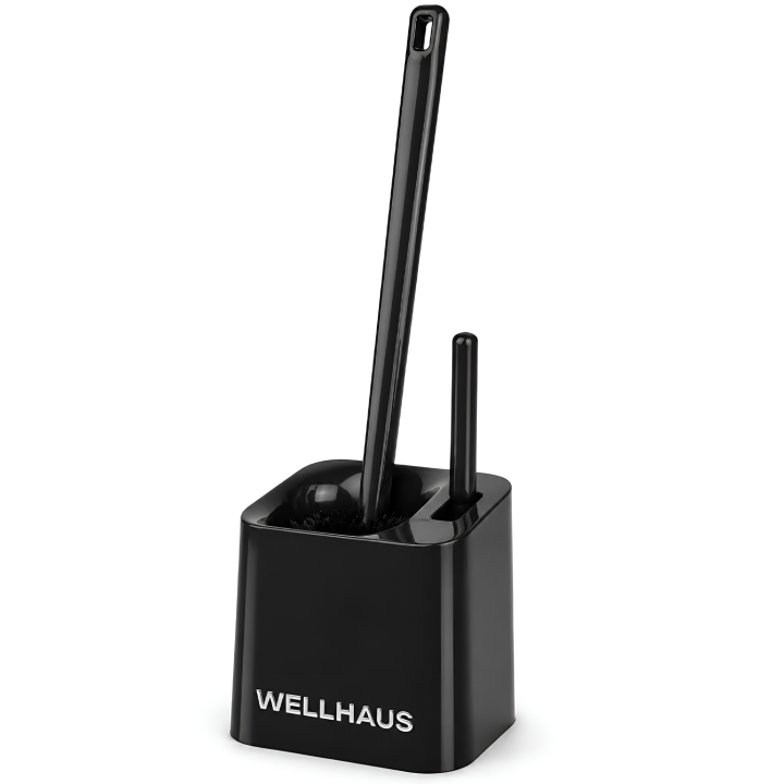 Szczotka do toalety z podstawą czarna DB2436-1 WELLHAUS