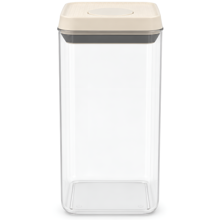 Pojemnik na produkty sypkie 2,3L beżowy WELLHAUS