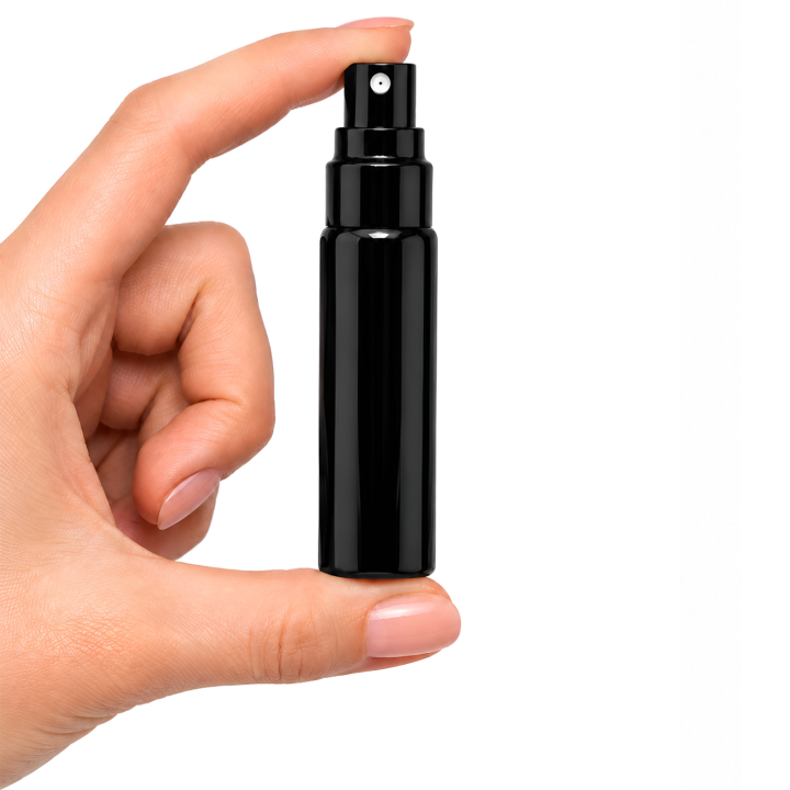 Butelka z atomizerem na perfumy  10 ml czarna B1 WELLHAUS